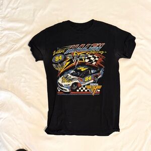 Black Racing Graphic T-Shirt